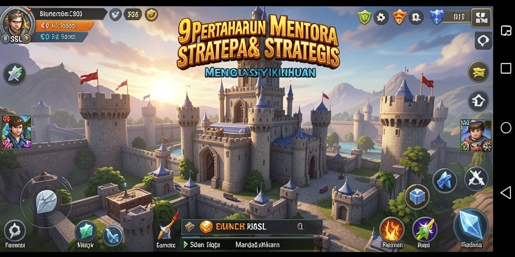 Tampilan gameplay Tower Defense yang mendebarkan di 9SL.