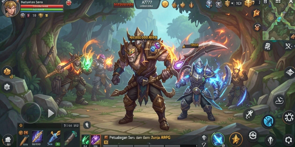 Gameplay seru A7777 dengan pertarungan mendebarkan di dunia ARPG.