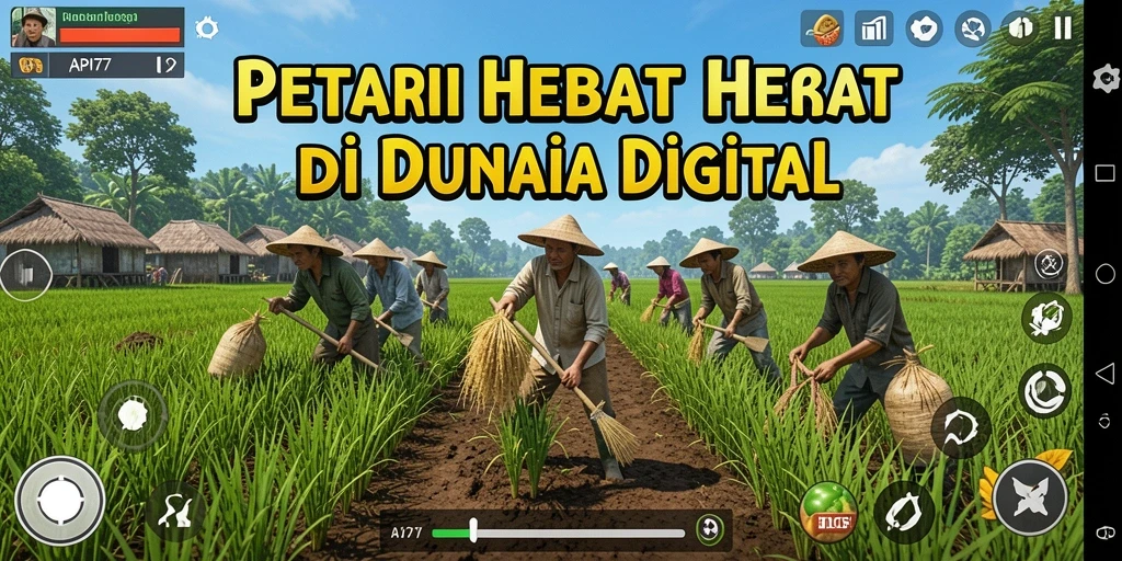 Gameplay menarik dari API77 yang menampilkan keindahan ladang yang subur.