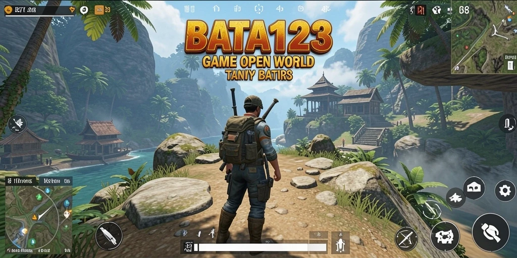 Screenshot utama menampilkan gameplay yang dinamis di dunia Open World.