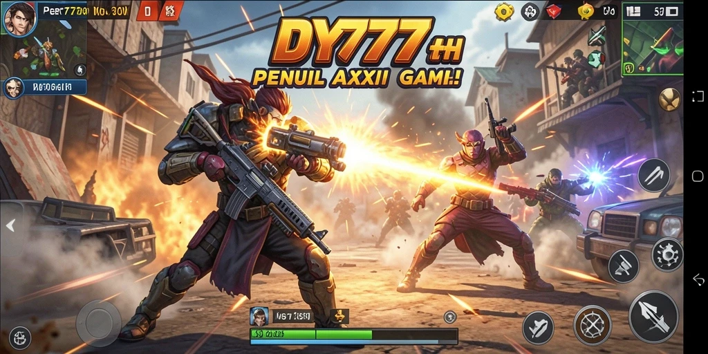 Tampilan gameplay seru penuh aksi di DY777.
