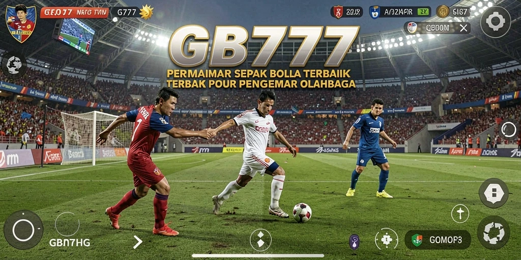 Tampilan menarik saat pemain beraksi di lapangan sepak bola.
