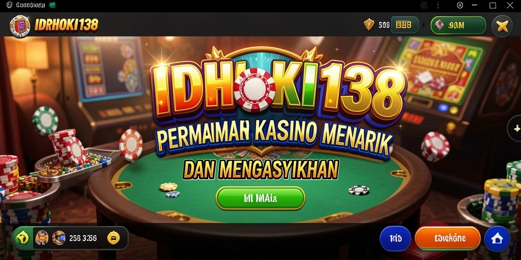 Tampilan gameplay menarik dan mendebarkan dari IDRHOKI138.