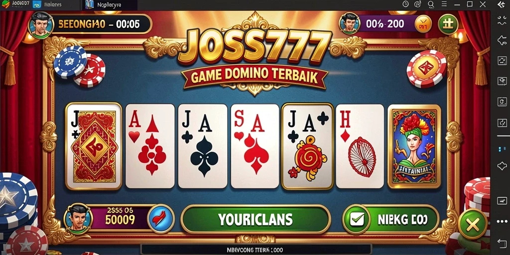 Tampilan gameplay seru di JOSS777 dengan teman-teman dan pemain global.