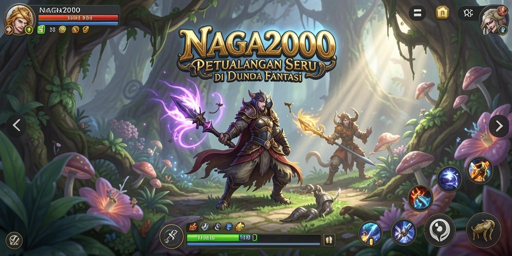 Tampilan gameplay NAGA2000 yang penuh petualangan.