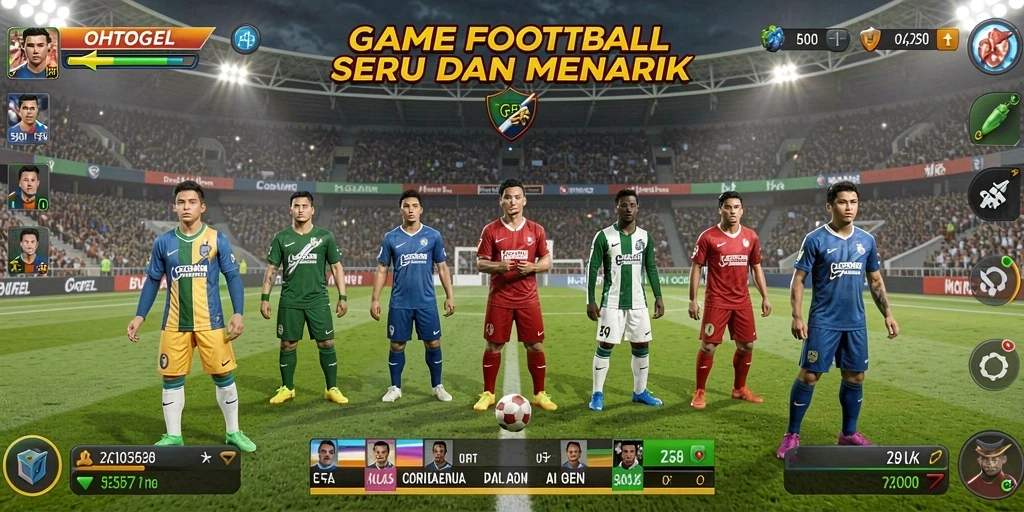 Tampilan menarik dari gameplay OHTOGEL yang penuh aksi sepak bola.