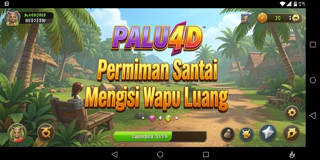Tampilan utama PALU4D dengan grafis cerah dan gameplay menyenangkan.