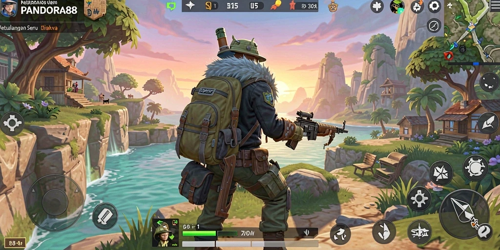 Gameplay PANDORA88 yang seru dalam dunia terbuka.