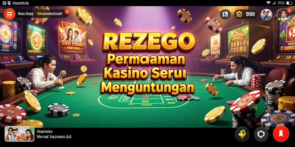 Tampilan gameplay menarik dan interaktif di REZEGO.