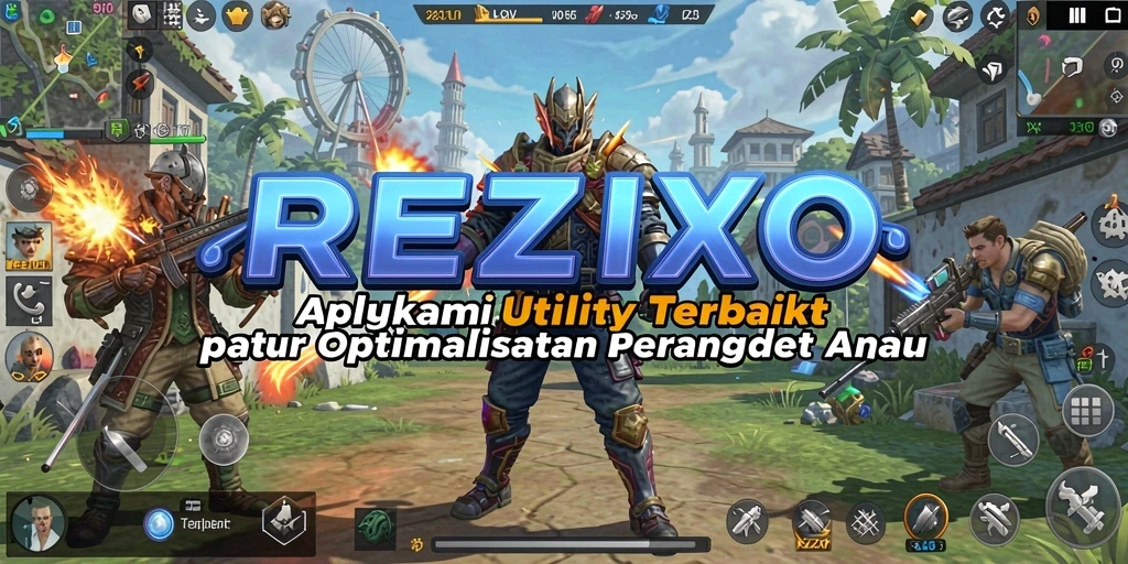 Tampilan antarmuka REZIXO yang intuitif dan user-friendly.