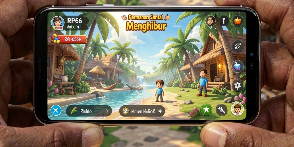 Screenshot RP66 menampilkan gameplay santai yang menyenangkan.