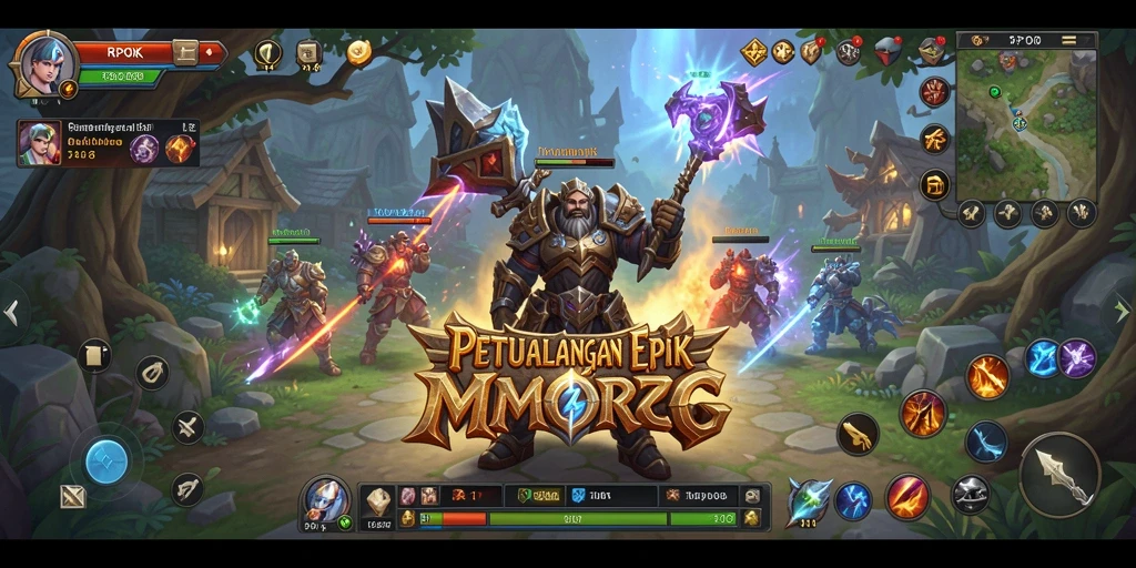 Tangkapan layar gameplay RPOK yang menampilkan aksi seru di MMORPG.