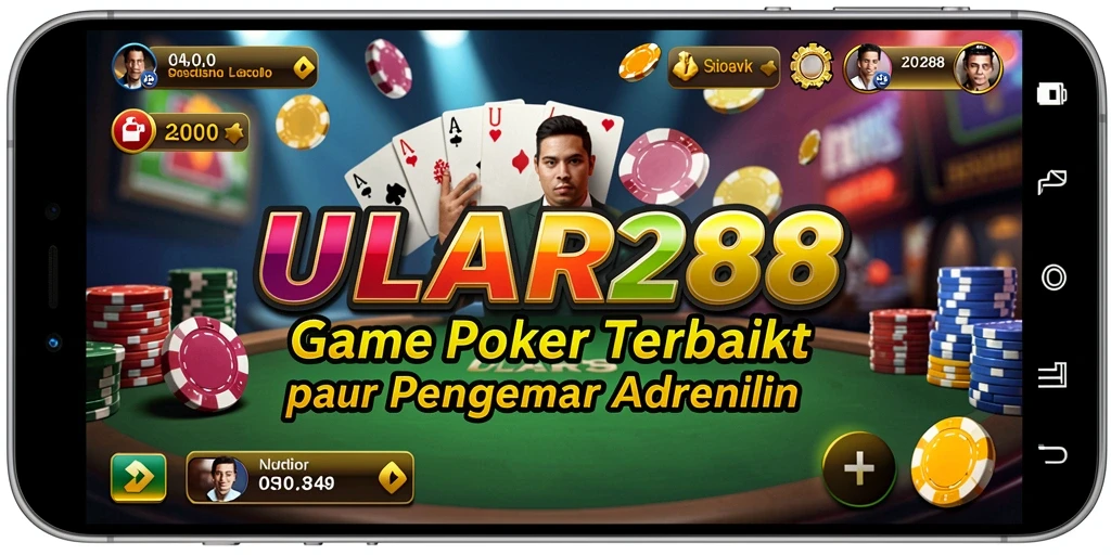 Tampilan menarik dari ULAR288 dengan gameplay Poker yang seru.