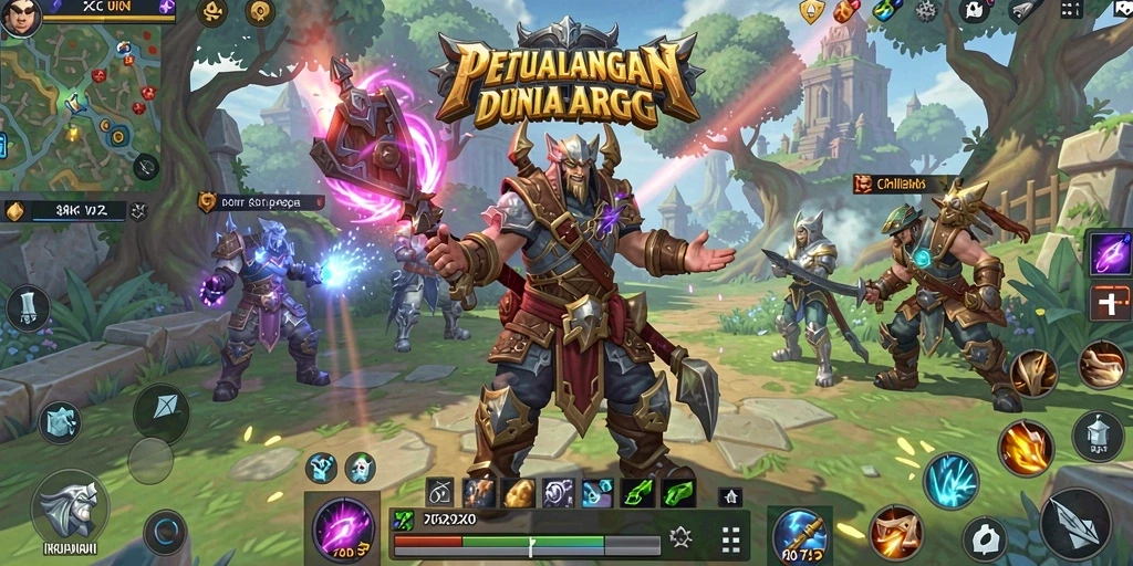 Gameplay seru V07 dengan aksi pertarungan yang menegangkan.