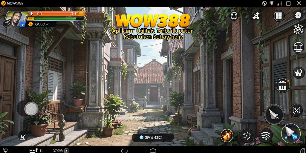 Tampilan antarmuka WOW388 yang modern dan user-friendly.
